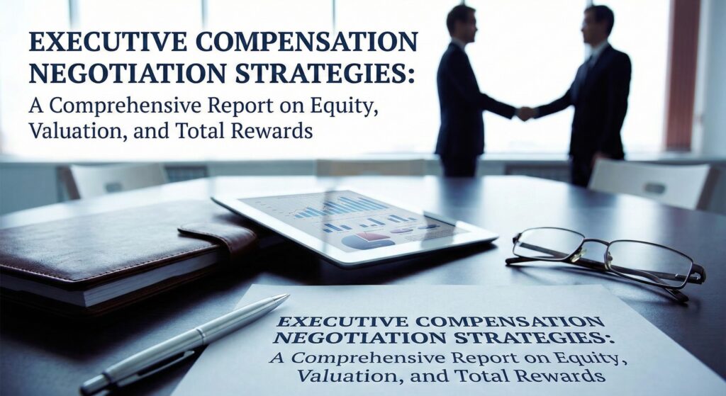 Executive Compensation Negotiation Strategies: A Comprehensive Report on Equity, Valuation, and Total Rewards
